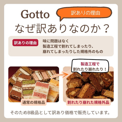 【訳あり・限定販売】パルポー Sweet Gotto スウィートゴット 500g お得パック 割れ 大容量
